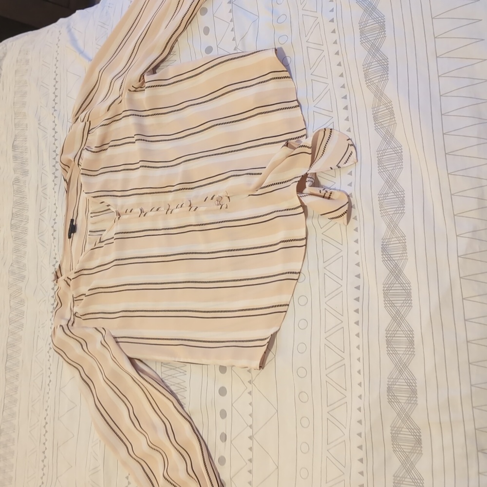 Tie waisted blouse